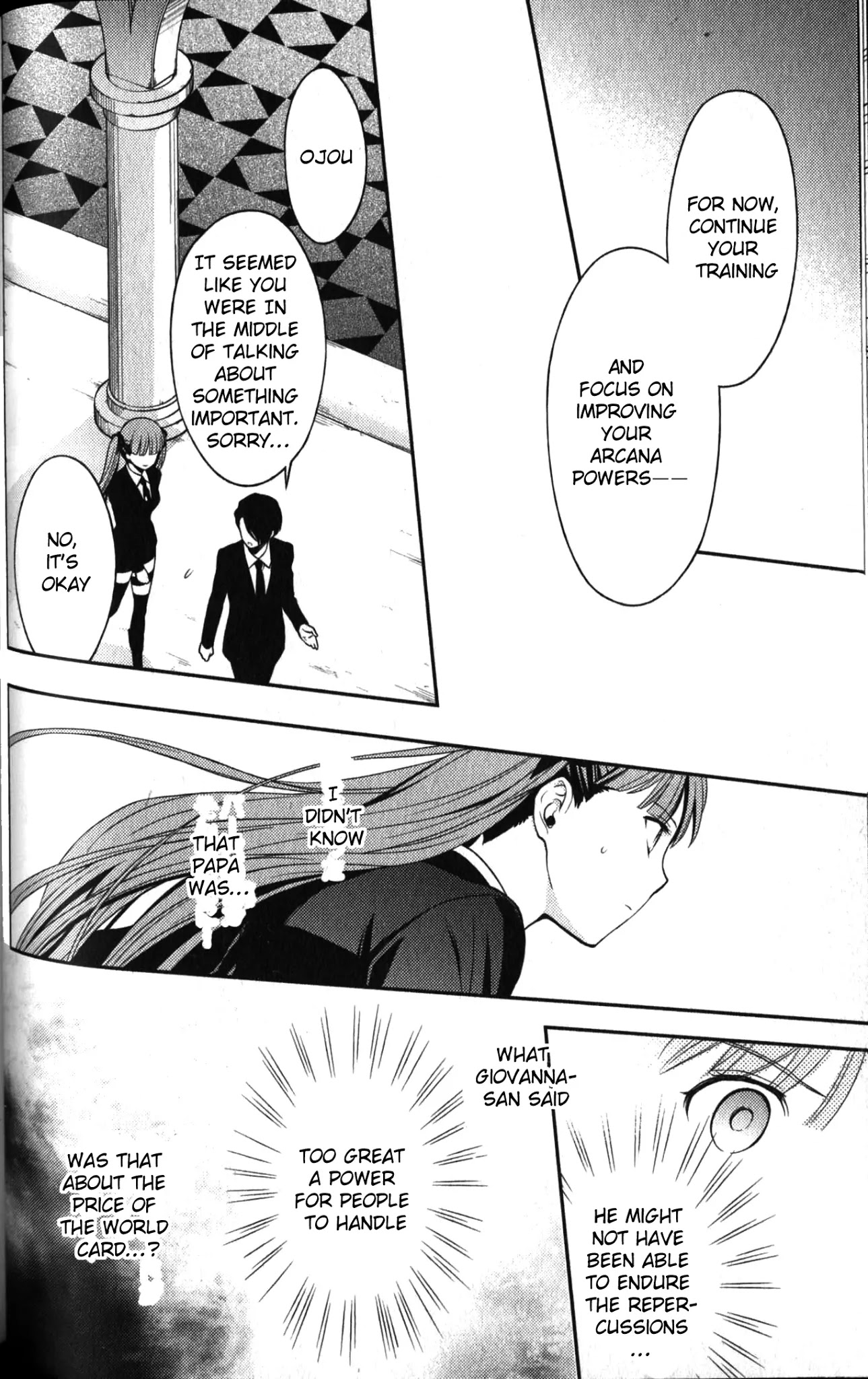 Arcana Famiglia - Amore Mangiare Cantare! Chapter 15 page 17 - Chapter 15: Arcana powers