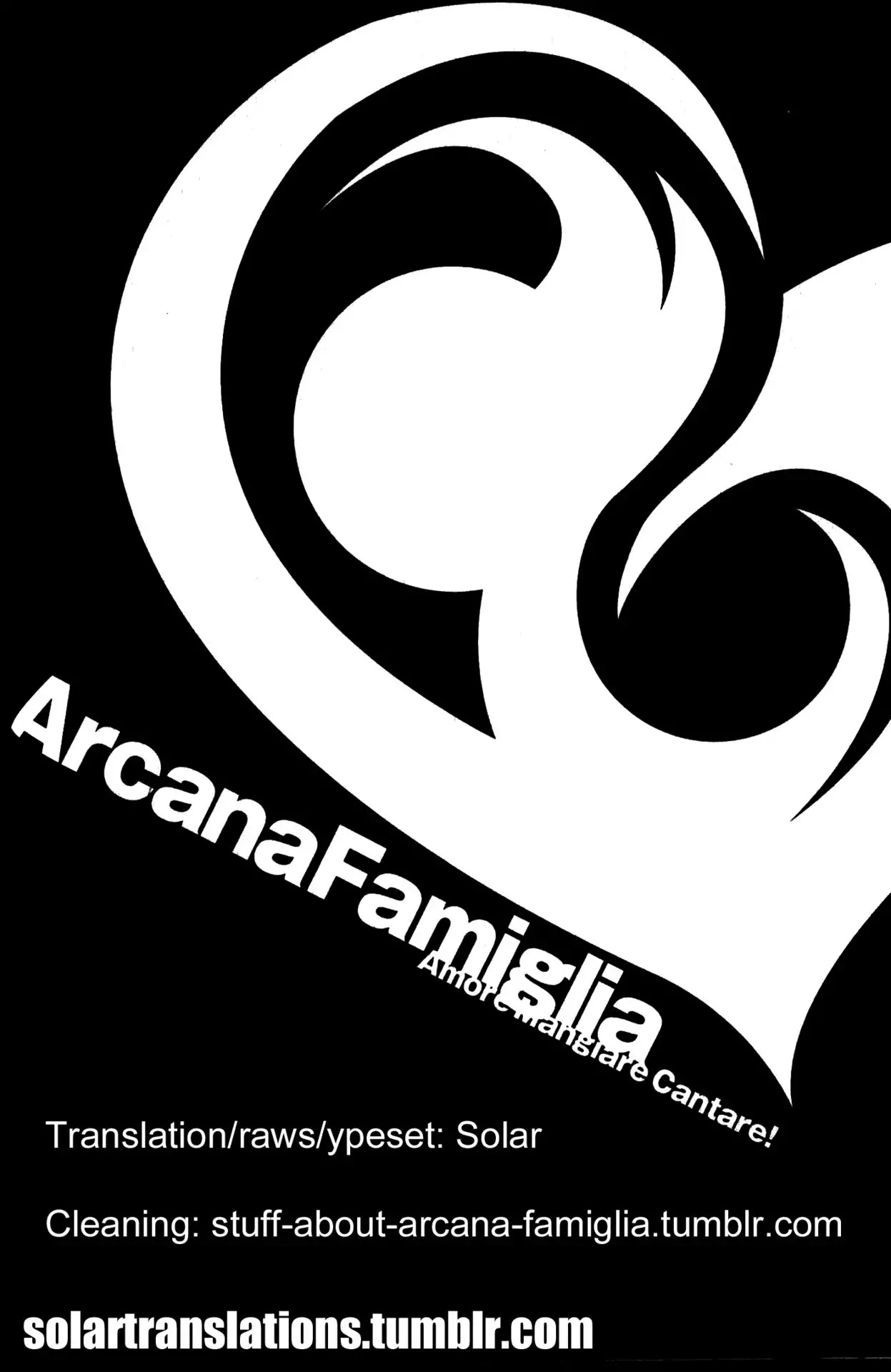 Arcana Famiglia - Amore Mangiare Cantare! Chapter 22.1 page 1 - Chapter 22: The World (Part 1)