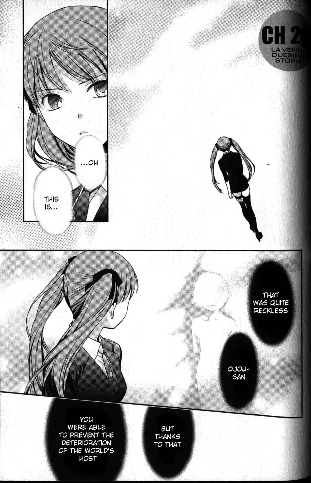 Arcana Famiglia - Amore Mangiare Cantare! Chapter 22.1 page 2 - Chapter 22: The World (Part 1)