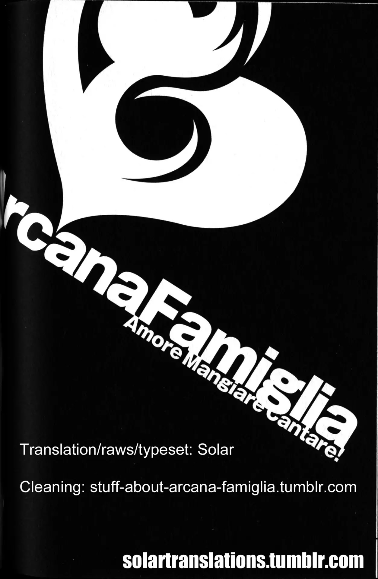 Arcana Famiglia - Amore Mangiare Cantare! Chapter 22.5-1 page 1 - Chapter 22.5: Lesson 2 (Part 1)