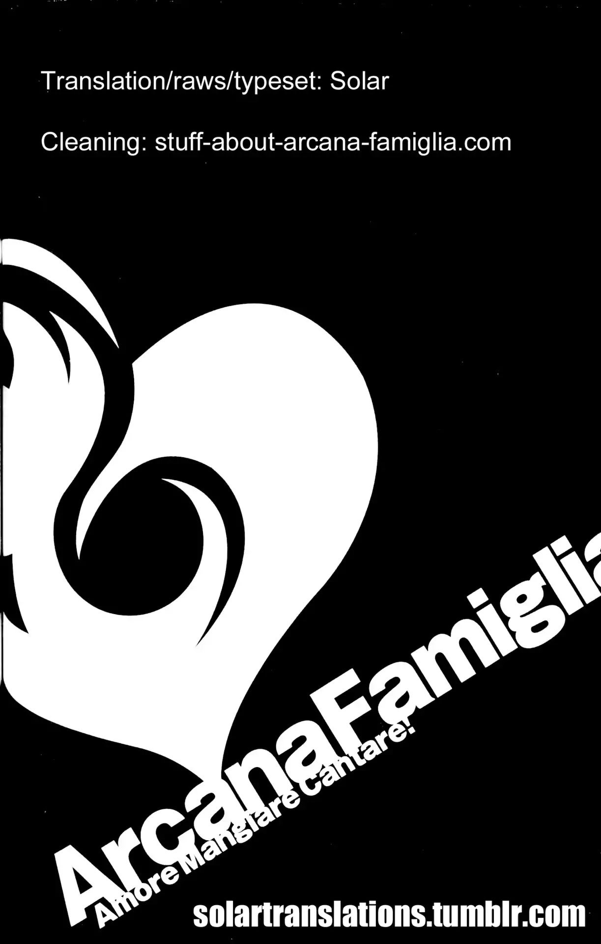 Arcana Famiglia - Amore Mangiare Cantare! Chapter 24.1 page 1 - Chapter 24: Arcana Duello (Part 1)