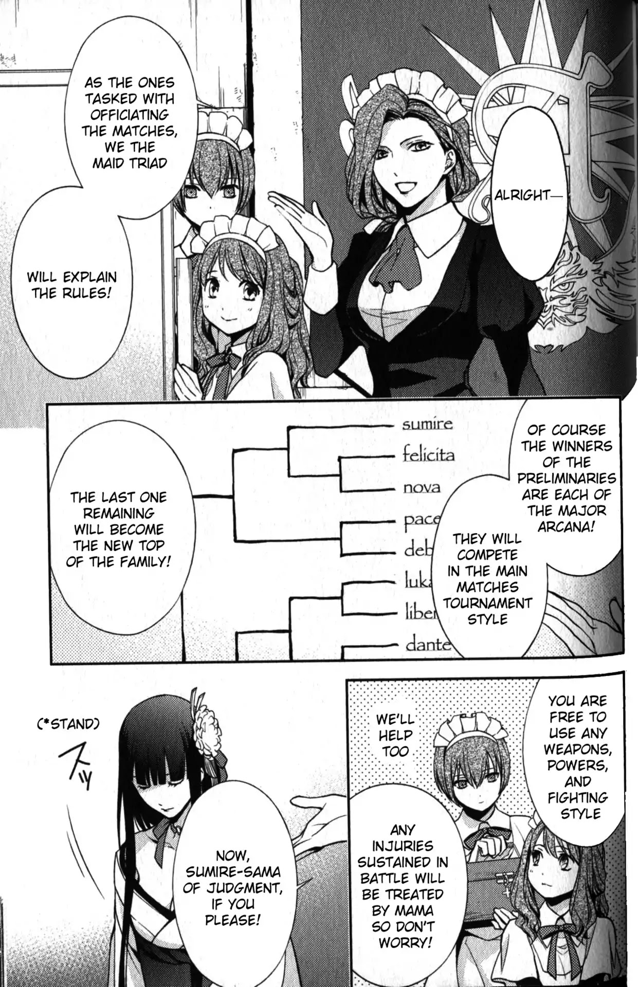 Arcana Famiglia - Amore Mangiare Cantare! Chapter 24.1 page 6 - Chapter 24: Arcana Duello (Part 1)