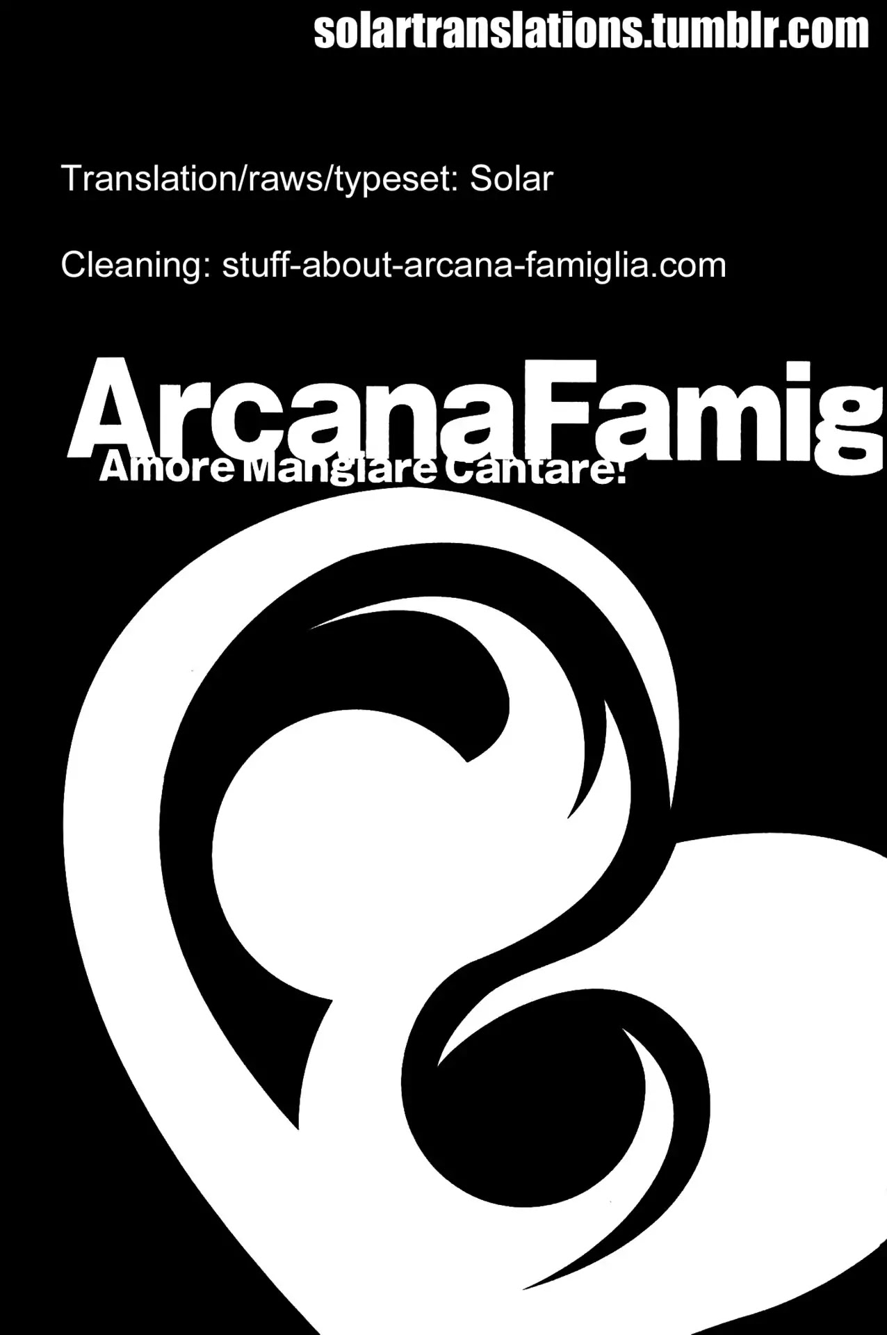Arcana Famiglia - Amore Mangiare Cantare! Chapter 25.1 page 1 - Chapter 25: End of Destiny (Part 1)