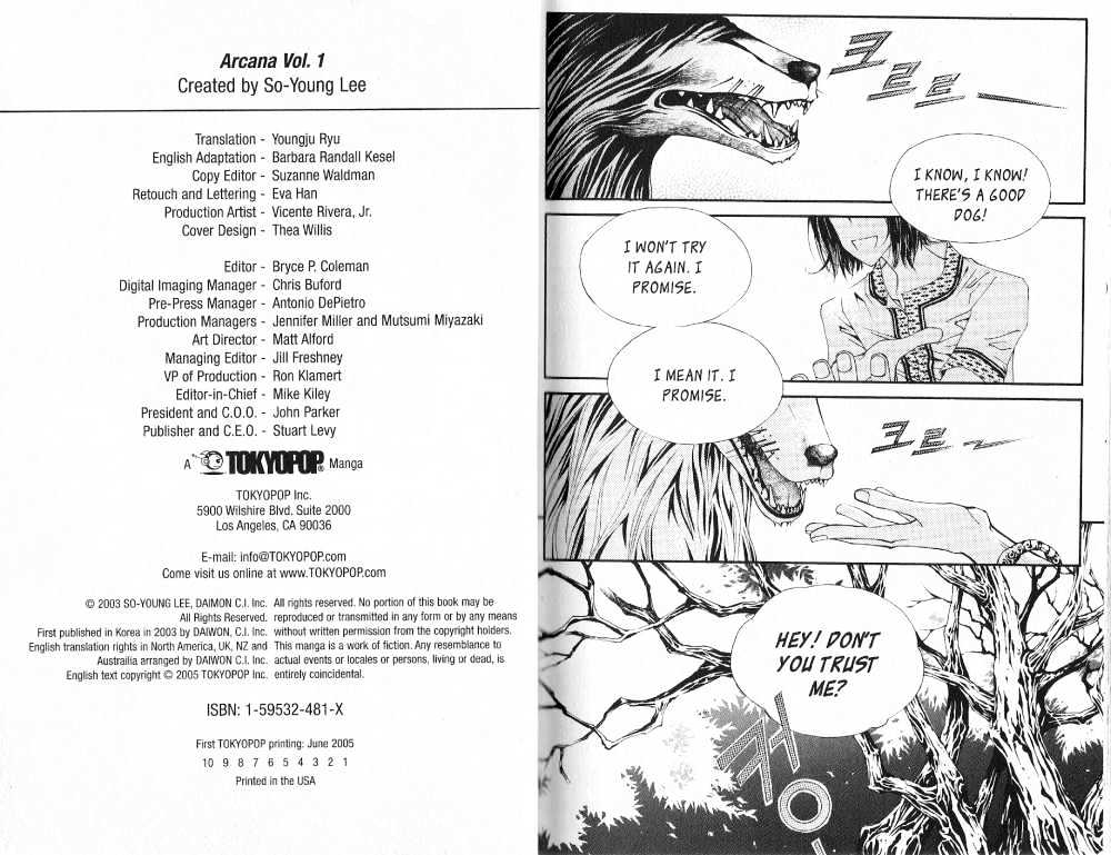 Arcana (Lee So Young) Chapter 1 page 2 - Chapter 1 : Hundred Year's Snow