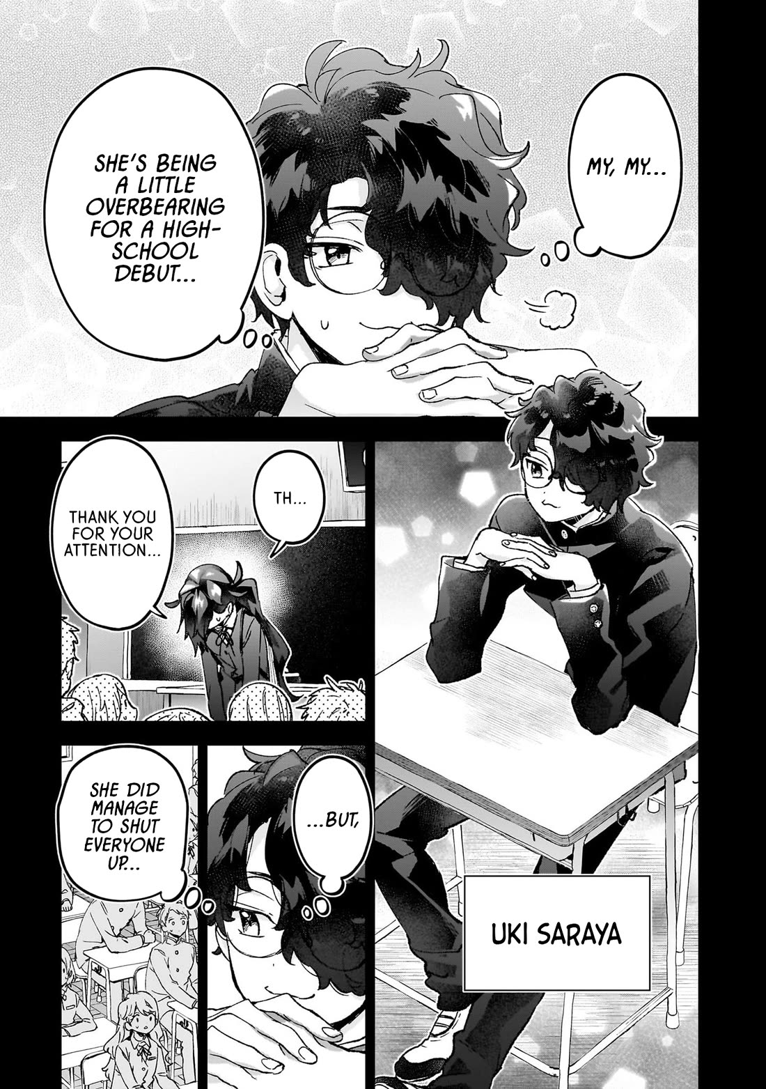 Are Social Outcasts Even Allowed to Start Over? Chapter 26 page 3 - Chapter 26: Uki Saraya sneers from behind the throne