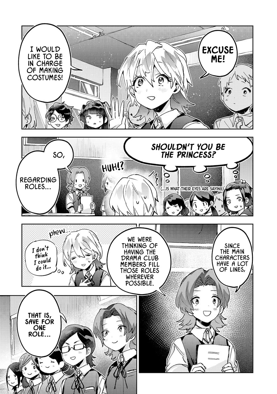Are Social Outcasts Even Allowed to Start Over? Chapter 33 page 3 - Chapter 33: The cast's all here for the culture festival