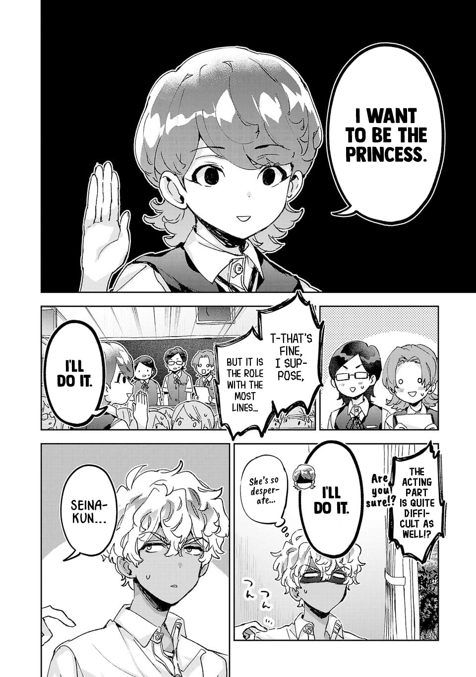 Are Social Outcasts Even Allowed to Start Over? Chapter 33 page 8 - Chapter 33: The cast's all here for the culture festival