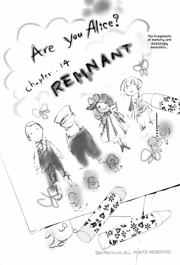 Are You Alice? Chapter 14 page 1 - Chapter 14: Remnant