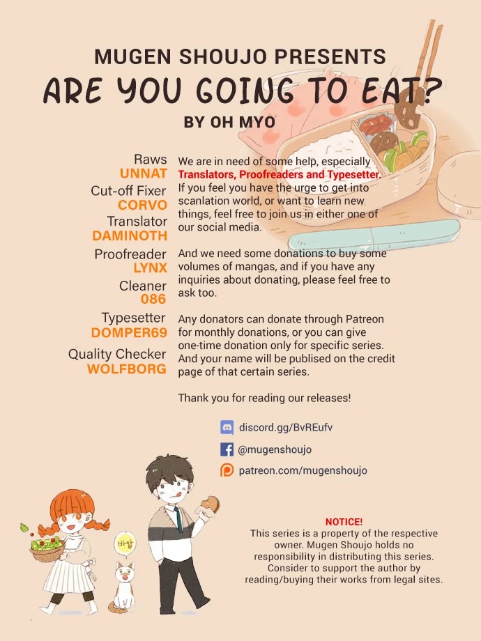 Are You Going to Eat? Chapter 10 page 1 - Chapter 10: Butter Potato
