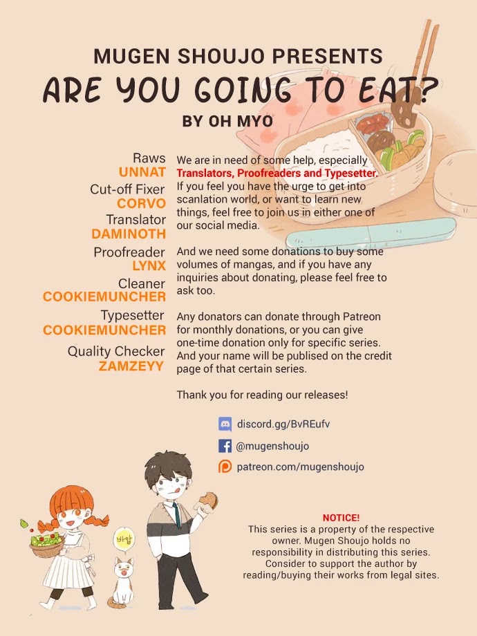 Are You Going to Eat? Chapter 11 page 1 - Chapter 11: Anchovy Broth Noodle