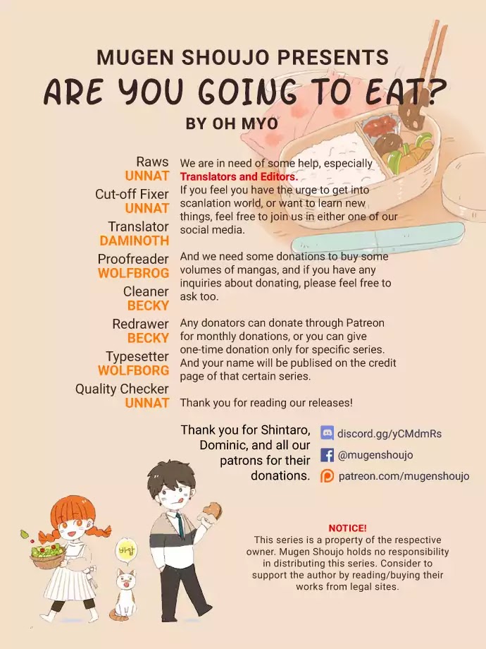 Are You Going to Eat? Chapter 3 page 1 - Chapter 3: Vegetable Stew