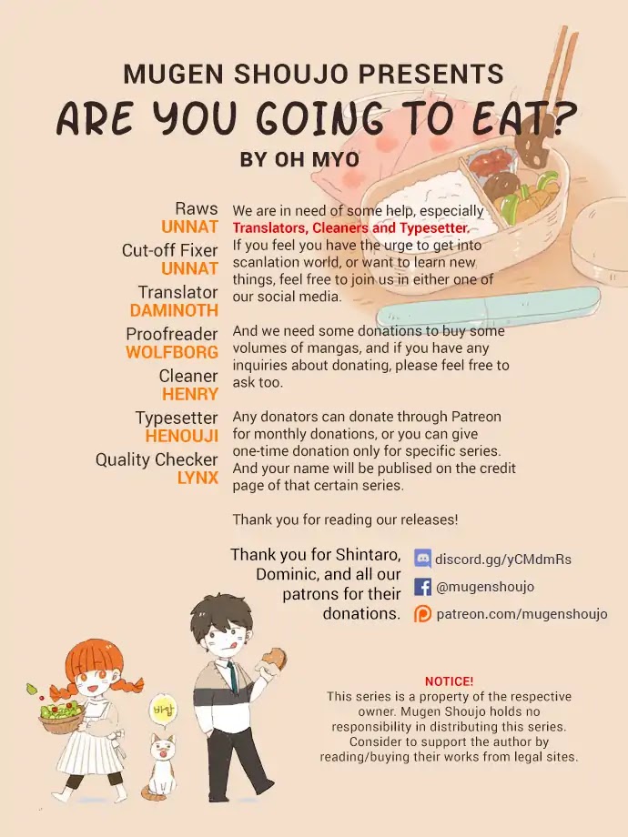 Are You Going to Eat? Chapter 5 page 1 - Chapter 5: Croquette