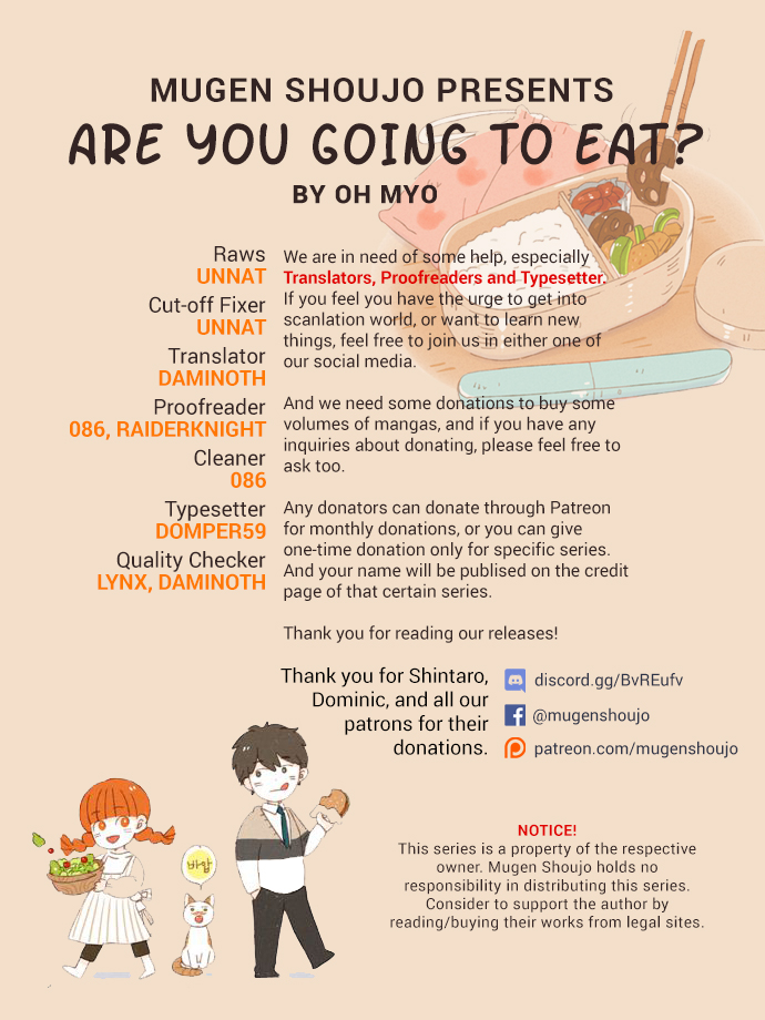 Are You Going to Eat? Chapter 6 page 1 - Chapter 6: Eating Out