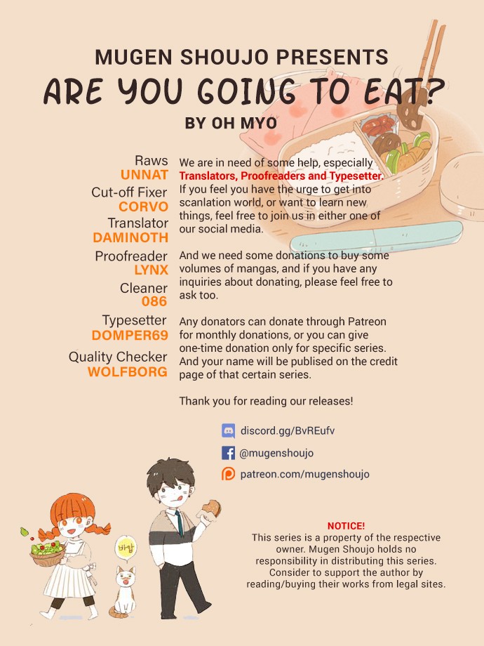 Are You Going to Eat? Chapter 9 page 1 - Chapter 9: Hotcake