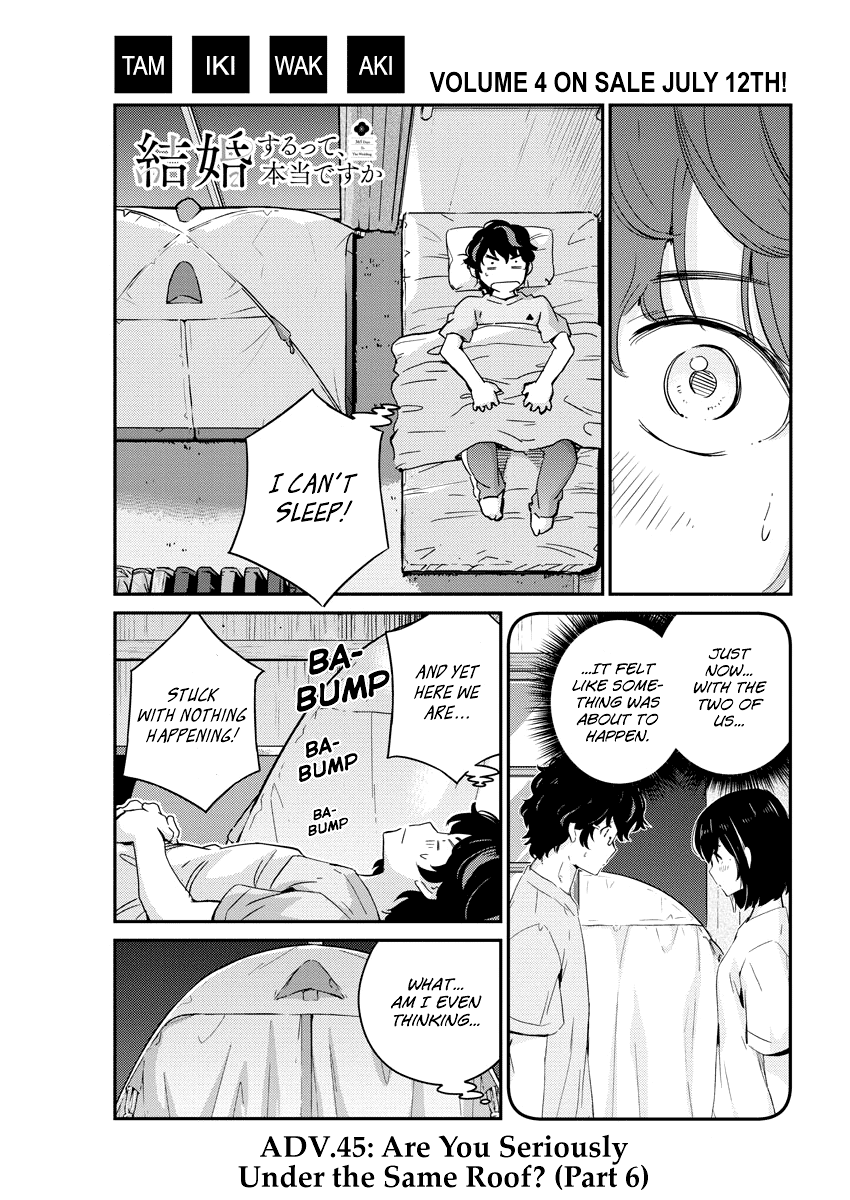 Are You Really Getting Married? Chapter 45 page 1 - Chapter 45: Are You Seriously Under the Same Roof? (Part 6)