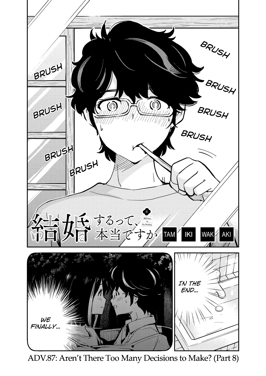 Are You Really Getting Married? Chapter 87 page 1 - Chapter 87: Aren't There Too Many Decisions to Make? (Part 8)