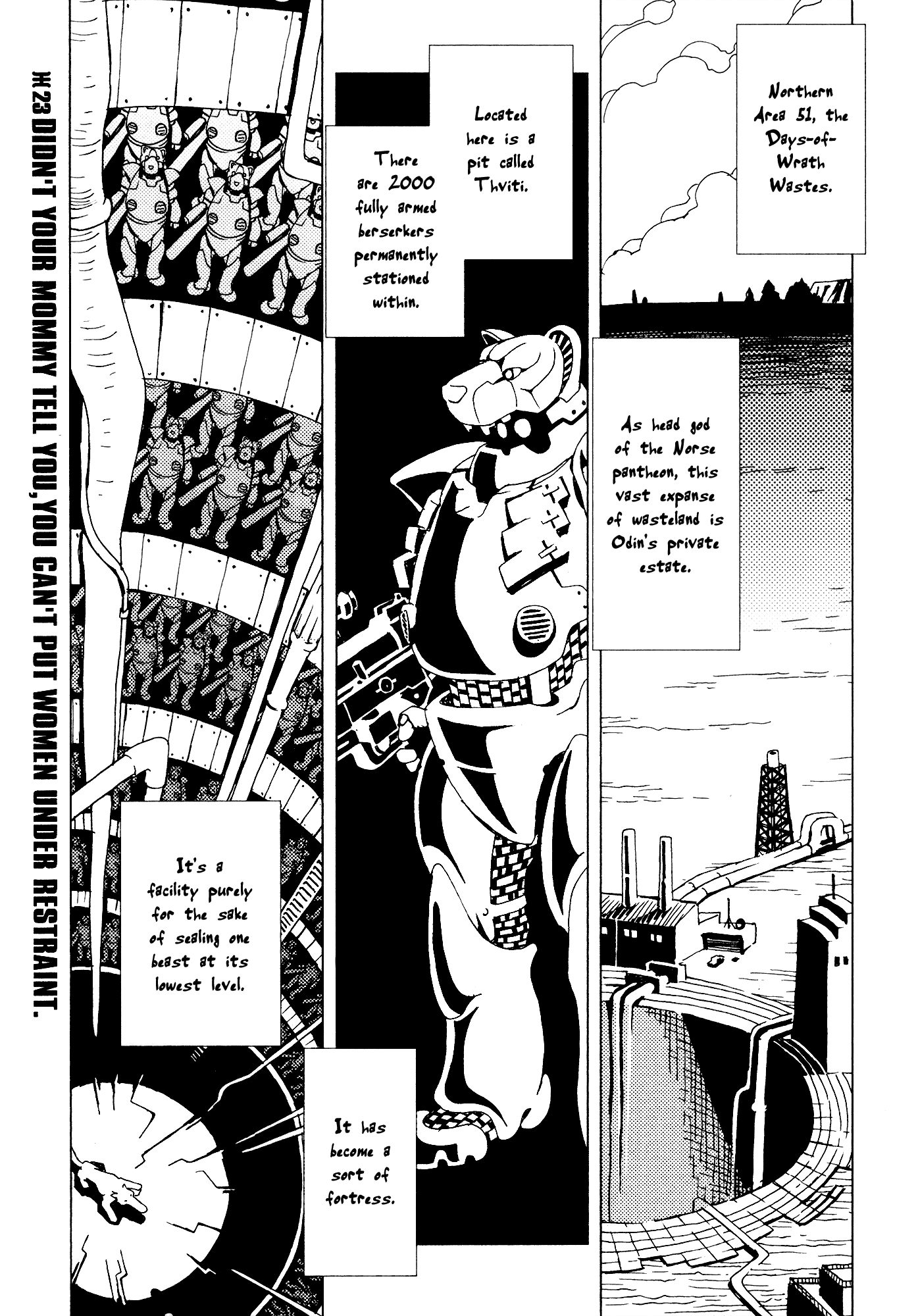 Area 51 Chapter 23 page 2 - Chapter 23: Didn't Your Mommy Tell You, You Can't Put Women Under Restraint.