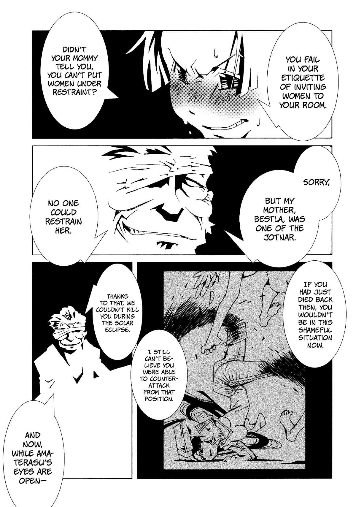 Area 51 Chapter 23 page 7 - Chapter 23: Didn't Your Mommy Tell You, You Can't Put Women Under Restraint.
