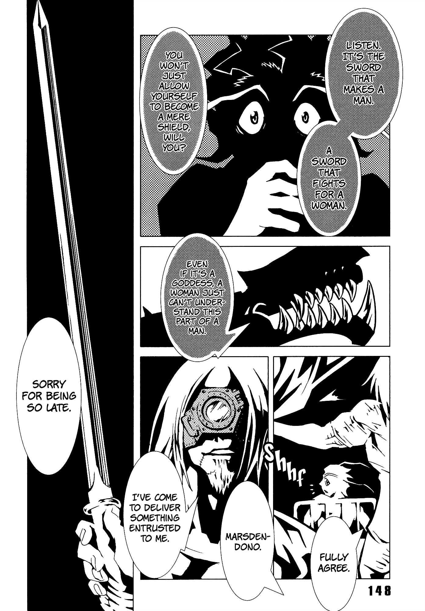 Area 51 Chapter 24 page 12 - Chapter 24: Man Must be a Sword