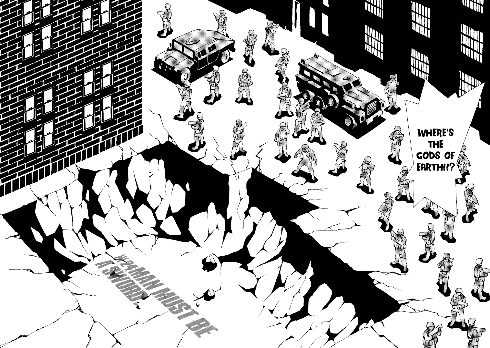 Area 51 Chapter 24 page 3 - Chapter 24: Man Must be a Sword