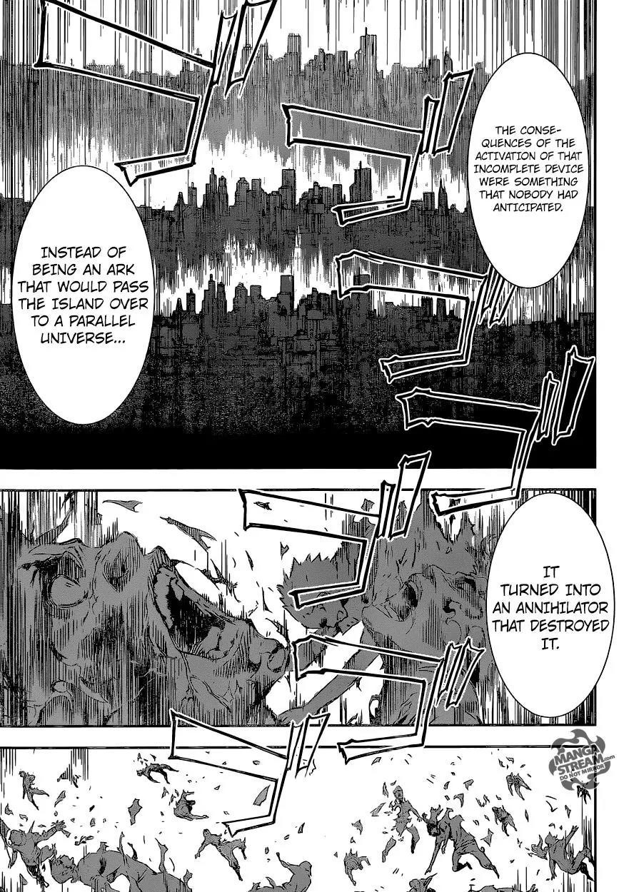 Area D - Inou Ryouiki Chapter 132 page 10 - Chapter 132: Armageddon 5 - The Island's Ark