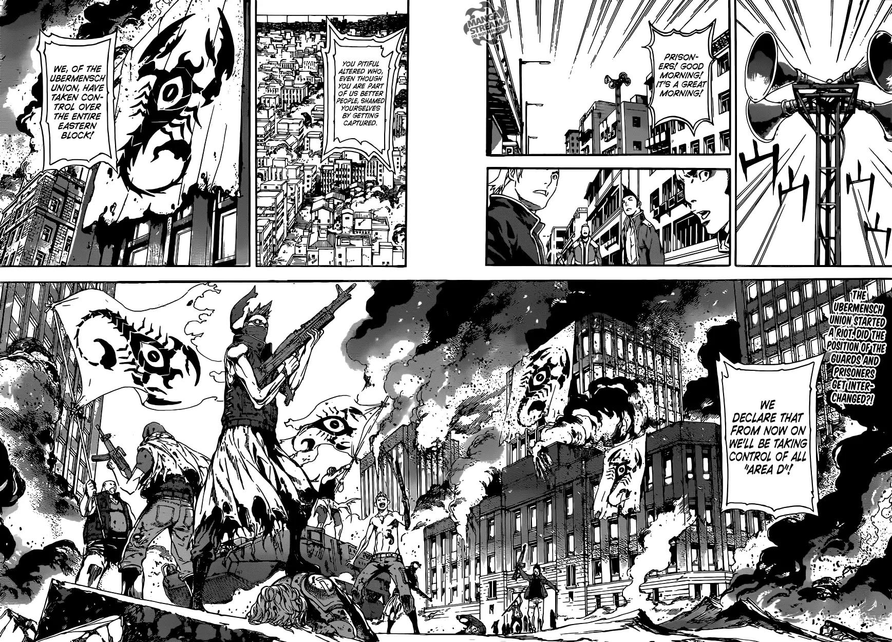Area D - Inou Ryouiki Chapter 72 page 3 - Chapter 72: A Prison's Counterattack
