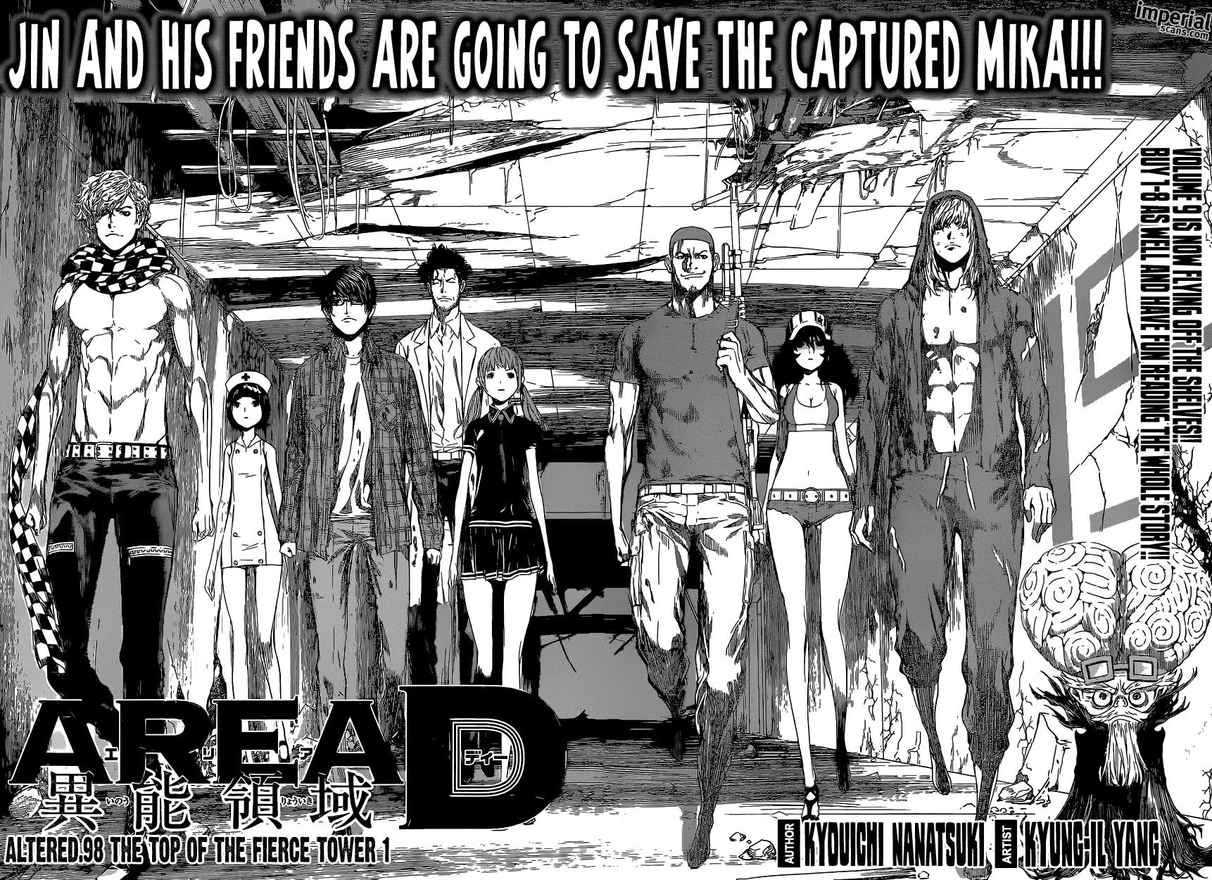 Area D - Inou Ryouiki Chapter 98 page 3 - Chapter 98: The Top of the Fierce Tower 1