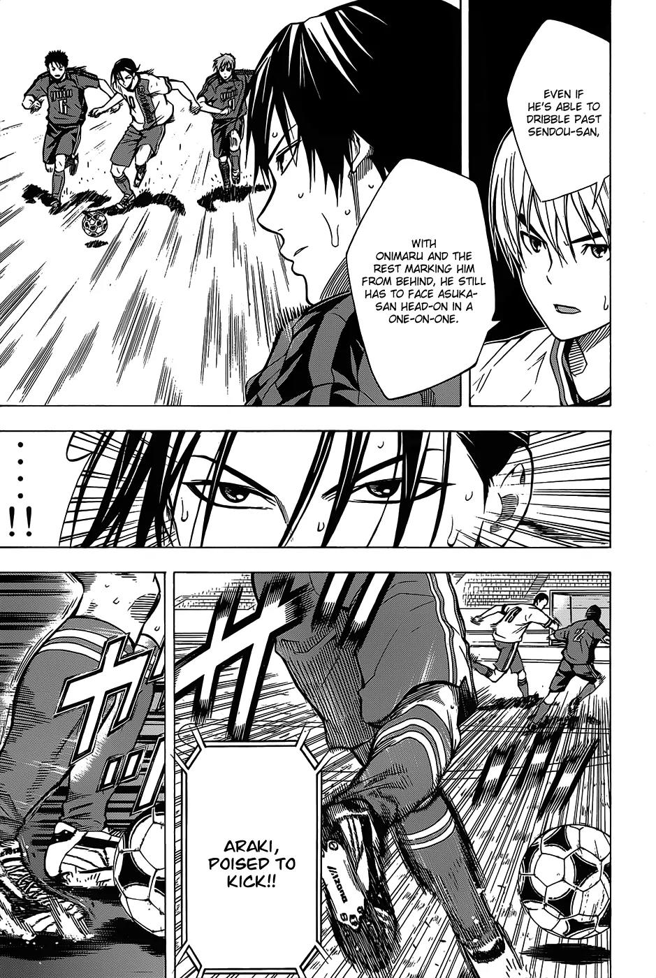 Area no Kishi Chapter 102 page 12 - Chapter 102: Which Side Will Score?