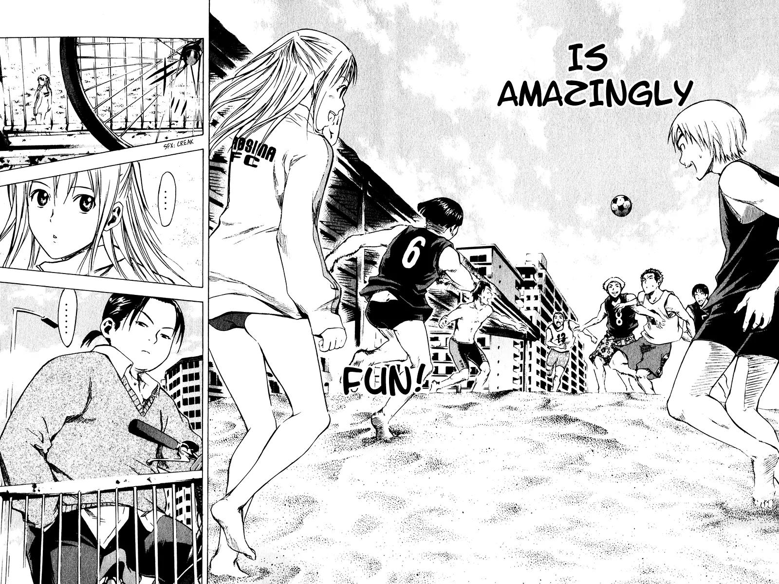 Area no Kishi Chapter 22 page 21 - Chapter 22: The Elevens at the Beach