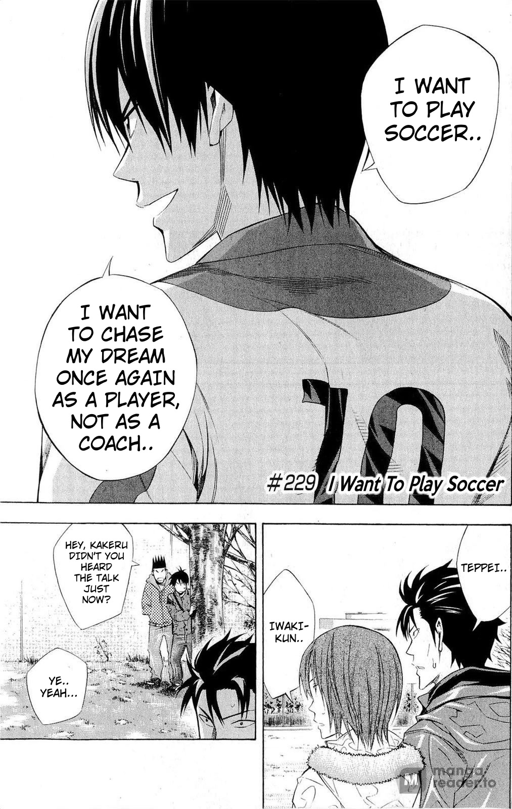Area no Kishi Chapter 229 page 1 - Chapter 229: I Want to Play Soccer