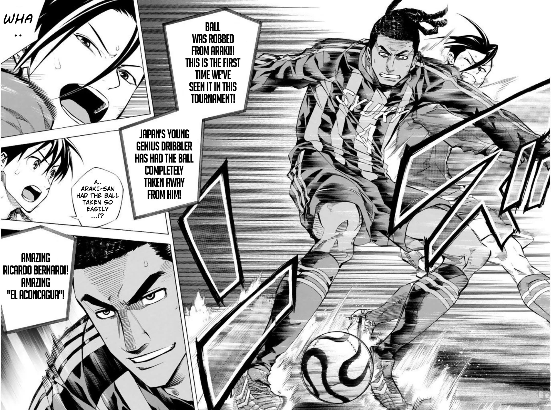 Area no Kishi Chapter 261 page 14 - Chapter 261: The Ironwall, El Aconcagua