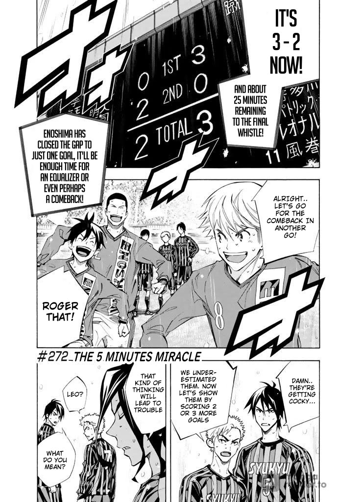 Area no Kishi Chapter 272 page 1 - Chapter 272: The 5-Minute of Miracle