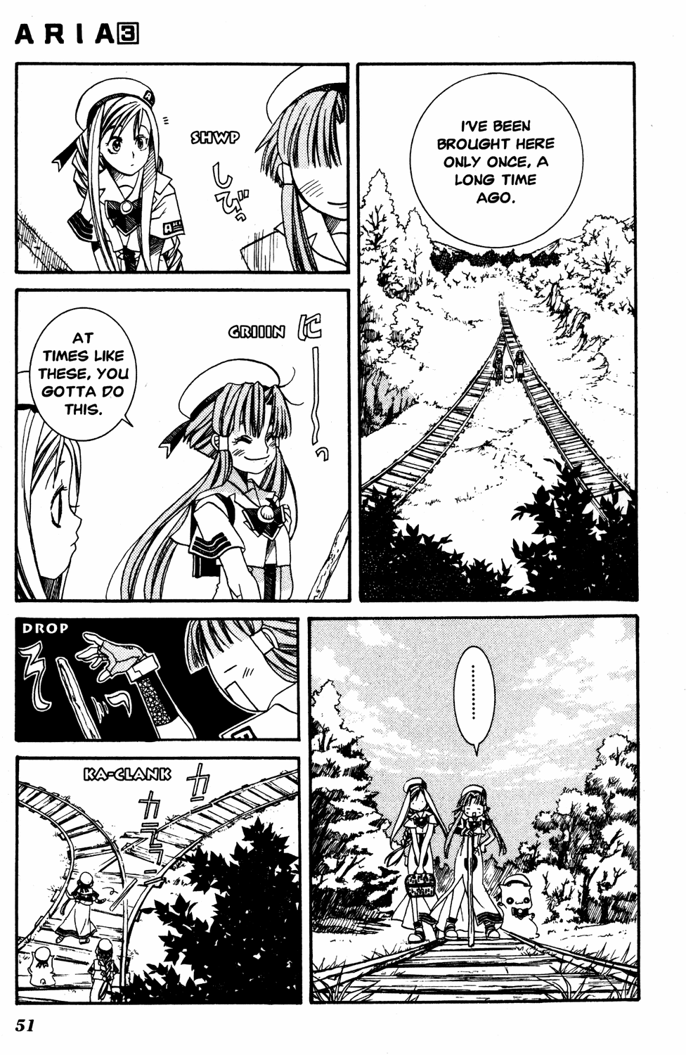 Aria Chapter 12 page 14 - Chapter 12: Under the Cherry Blossoms in Full Bloom