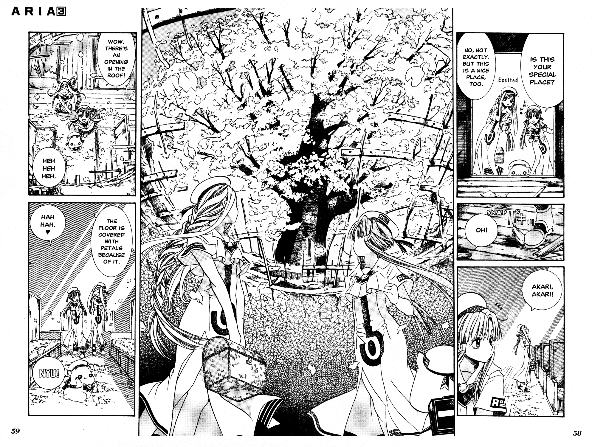 Aria Chapter 12 page 21 - Chapter 12: Under the Cherry Blossoms in Full Bloom