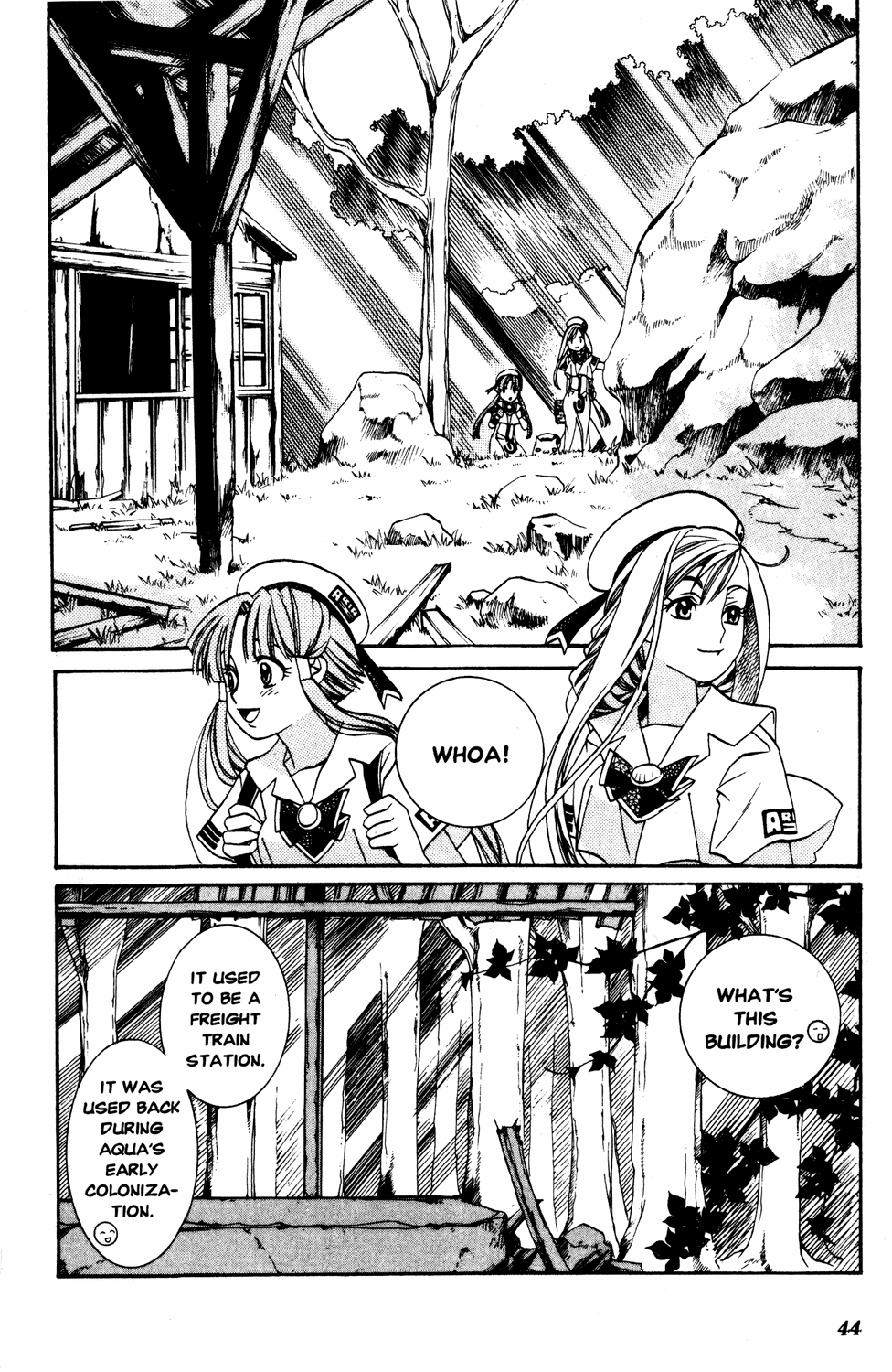 Aria Chapter 12 page 8 - Chapter 12: Under the Cherry Blossoms in Full Bloom
