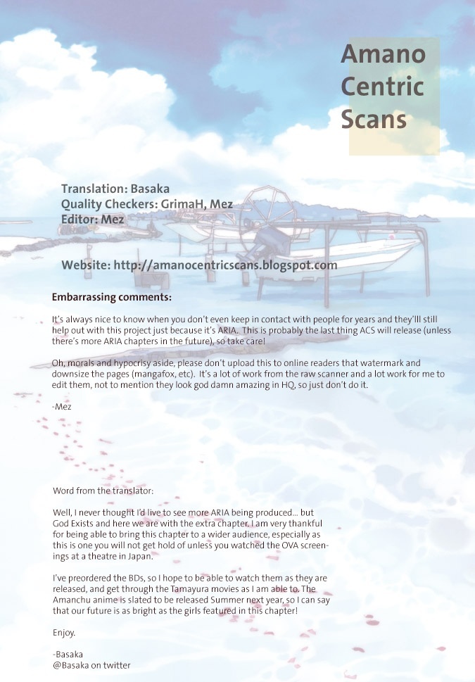 Aria Chapter 60.5 page 41 - Chapter 60.5: Special Navigation - AQUARI