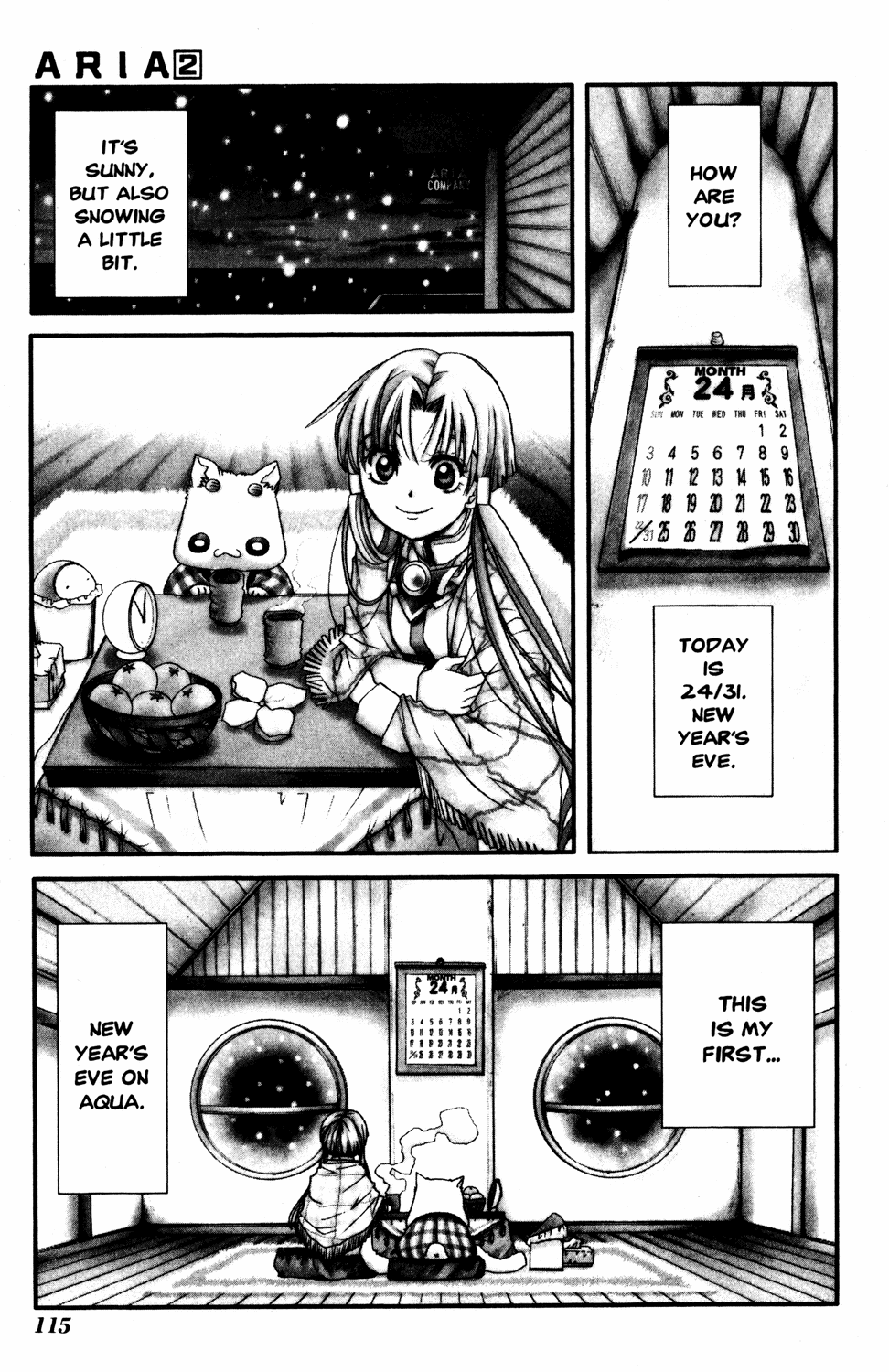 Aria Chapter 9 page 1 - Chapter 9: Auguri Boun Anno