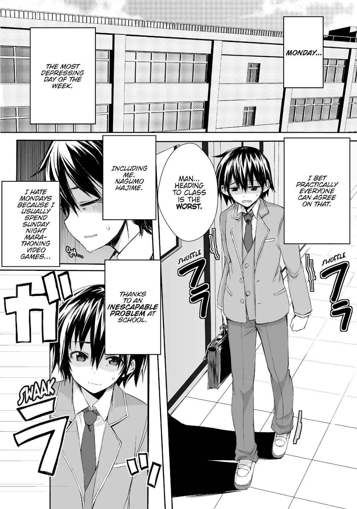 Arifureta Shokugyou de Sekai Saikyou Chapter 1 page 2 - Chapter 1: Summoned to Another World