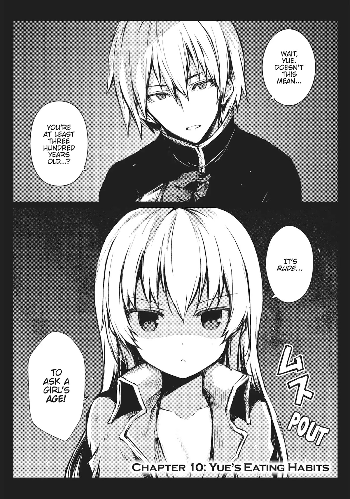 Arifureta Shokugyou de Sekai Saikyou Chapter 10 page 1 - Chapter 10: Yue's Meal