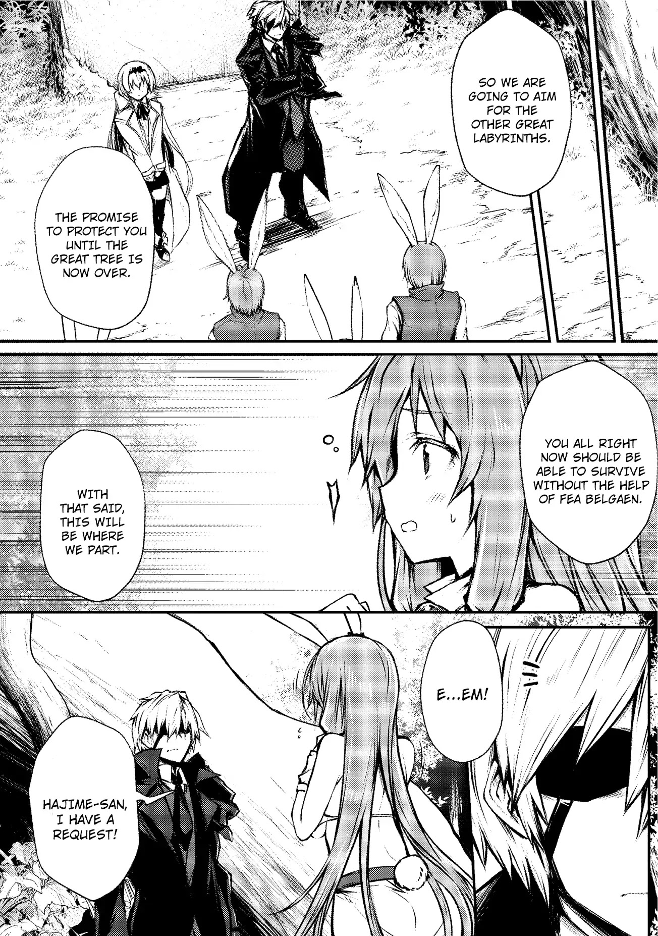 Arifureta Shokugyou de Sekai Saikyou Chapter 19 page 15 - Chapter 19: Departure
