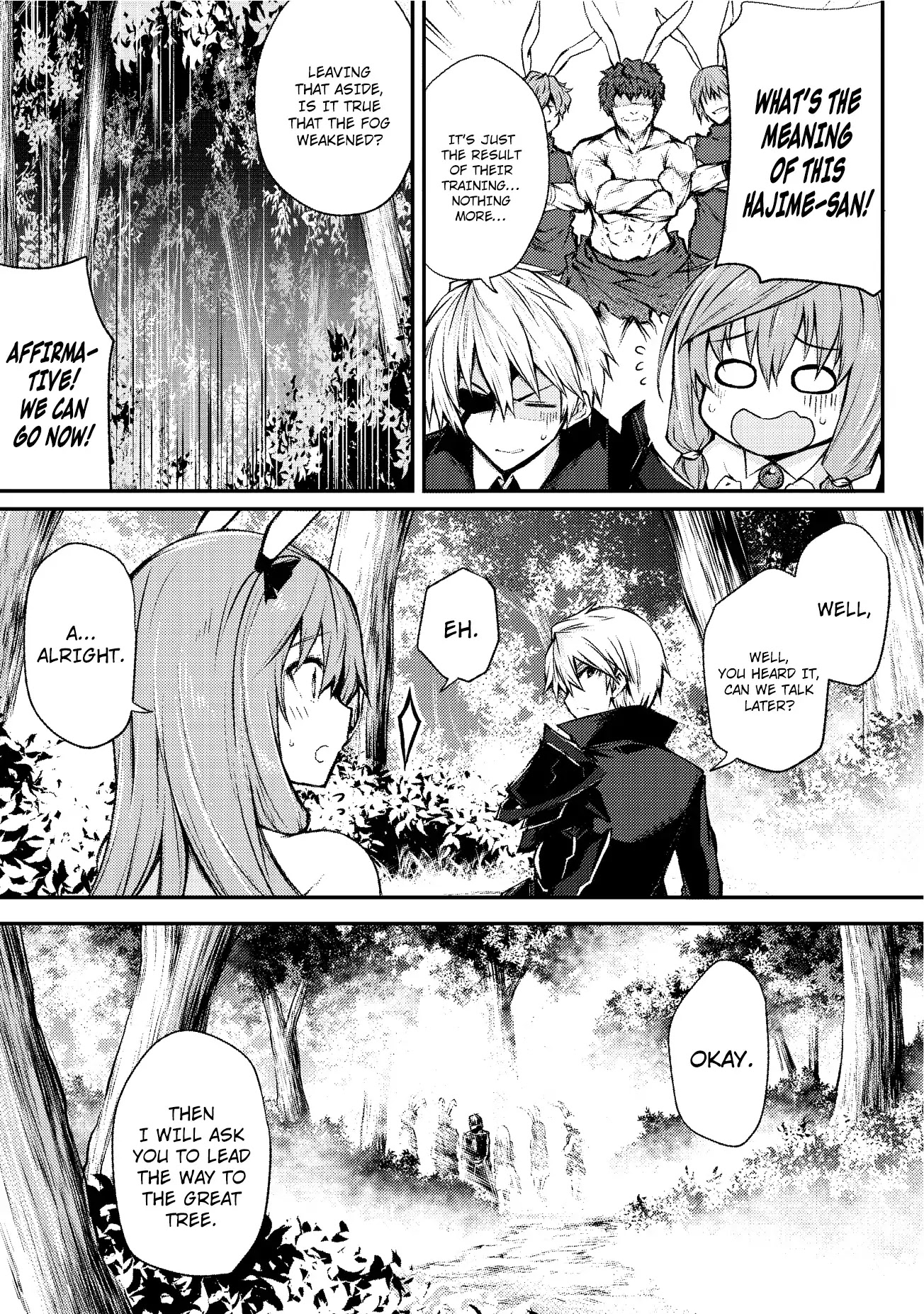 Arifureta Shokugyou de Sekai Saikyou Chapter 19 page 8 - Chapter 19: Departure
