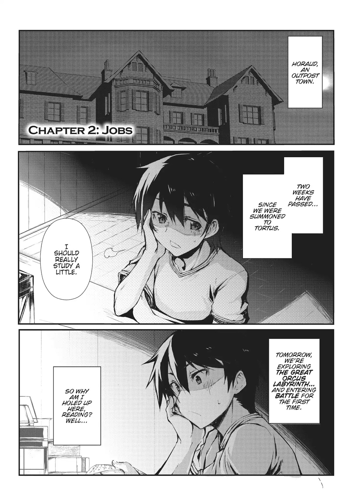 Arifureta Shokugyou de Sekai Saikyou Chapter 2 page 1 - Chapter 2: Destiny