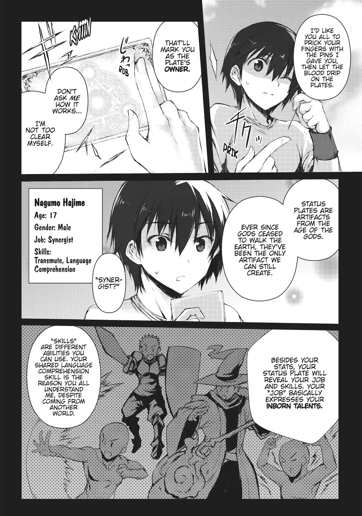 Arifureta Shokugyou de Sekai Saikyou Chapter 2 page 5 - Chapter 2: Destiny