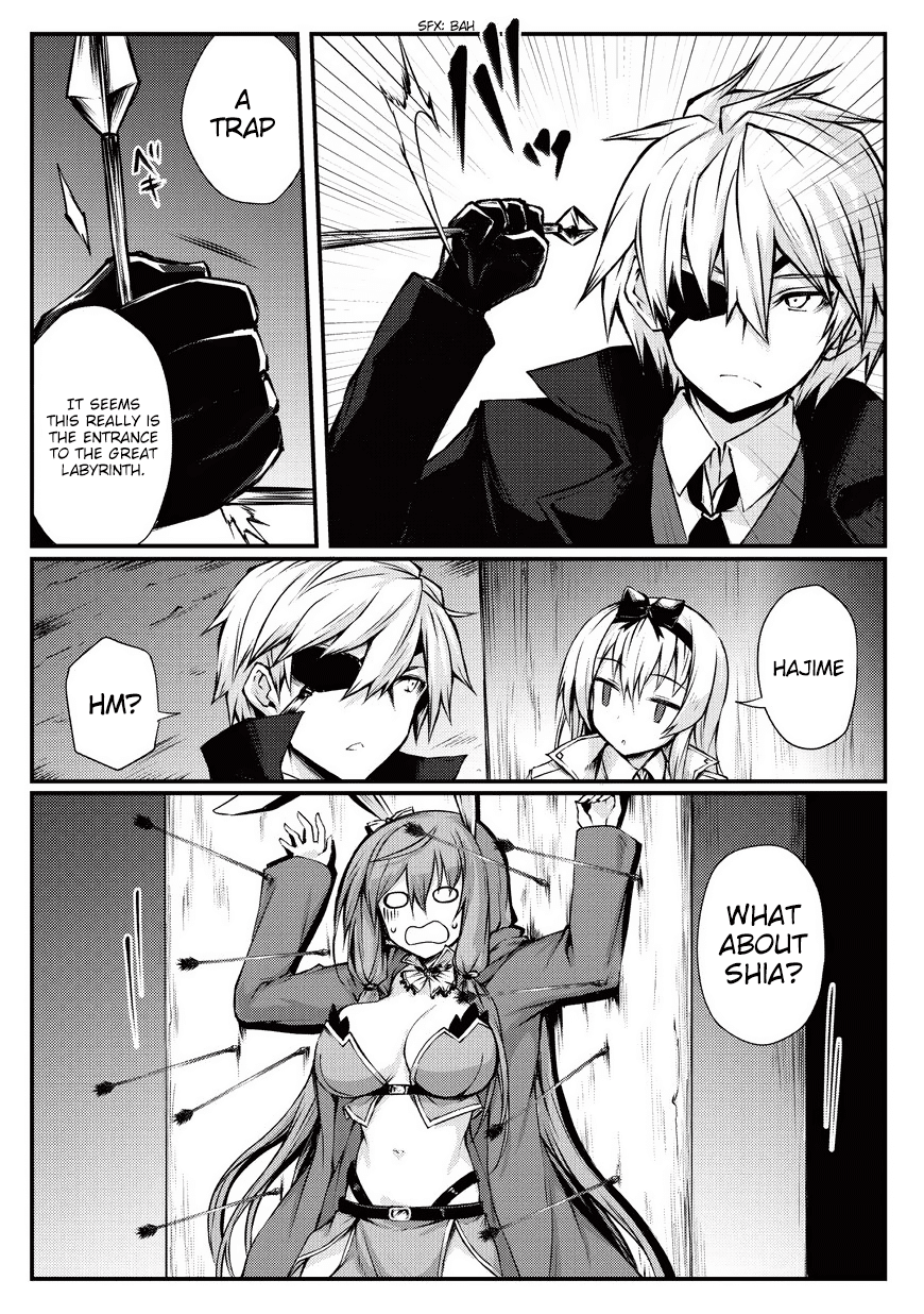 Arifureta Shokugyou de Sekai Saikyou Chapter 21 page 4 - Chapter 21: An exciting dungeon?