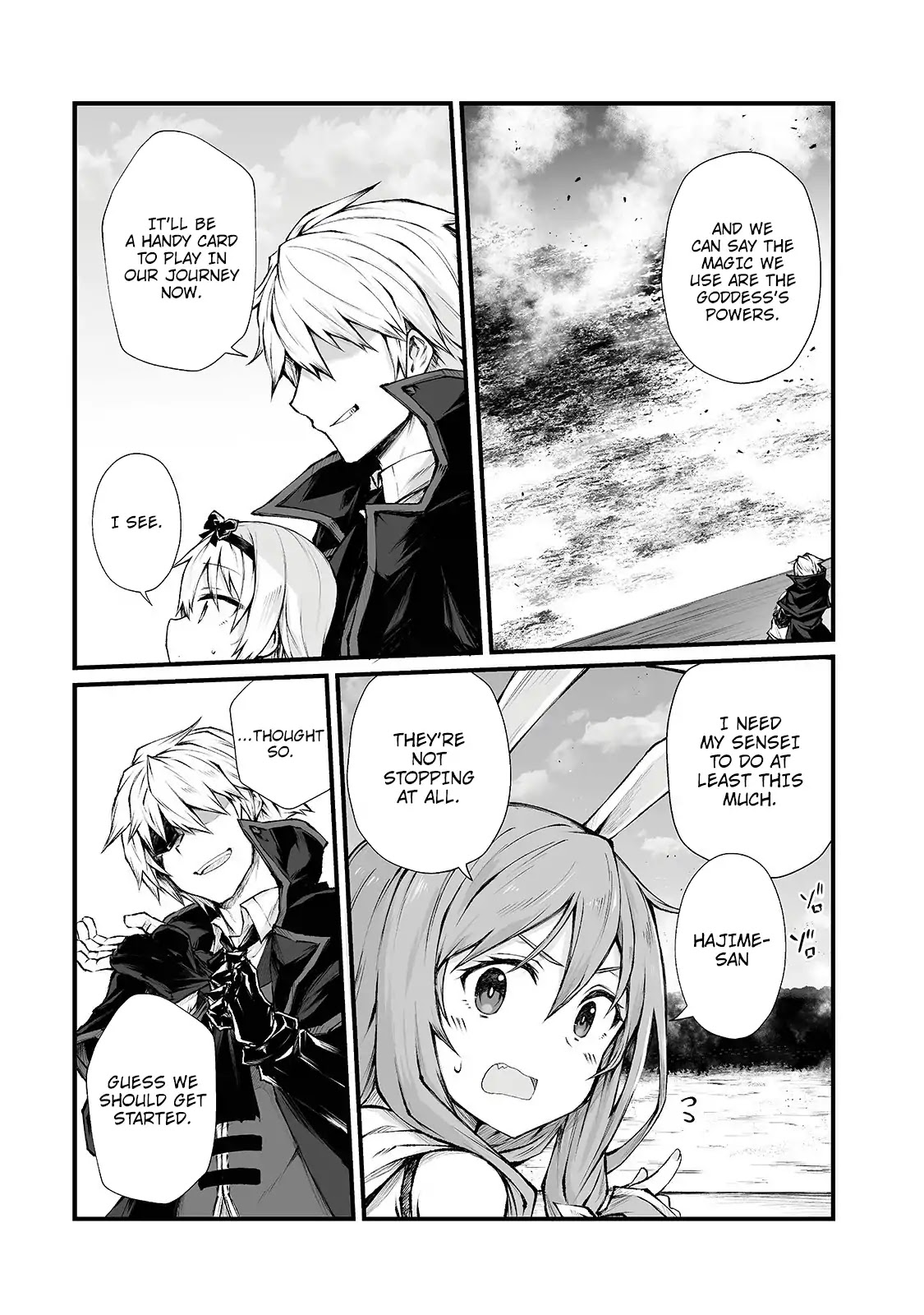 Arifureta Shokugyou de Sekai Saikyou Chapter 34 page 10 - Chapter 34: Goddess Sword