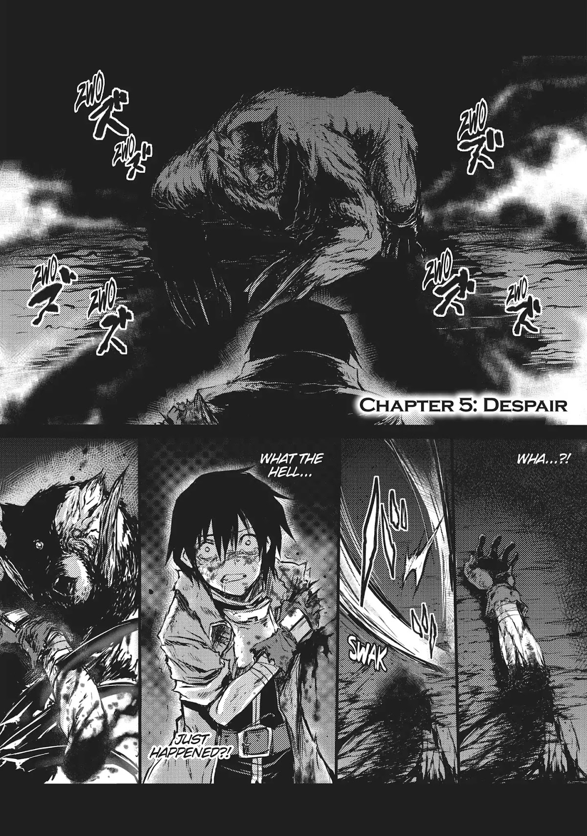 Arifureta Shokugyou de Sekai Saikyou Chapter 5 page 1 - Chapter 5: Despair