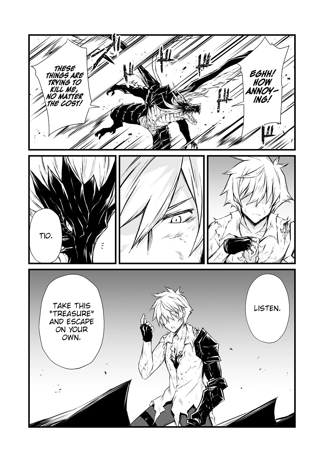 Arifureta Shokugyou de Sekai Saikyou Chapter 56.1 page 8 - Chapter 56.1: Pain Conversation
