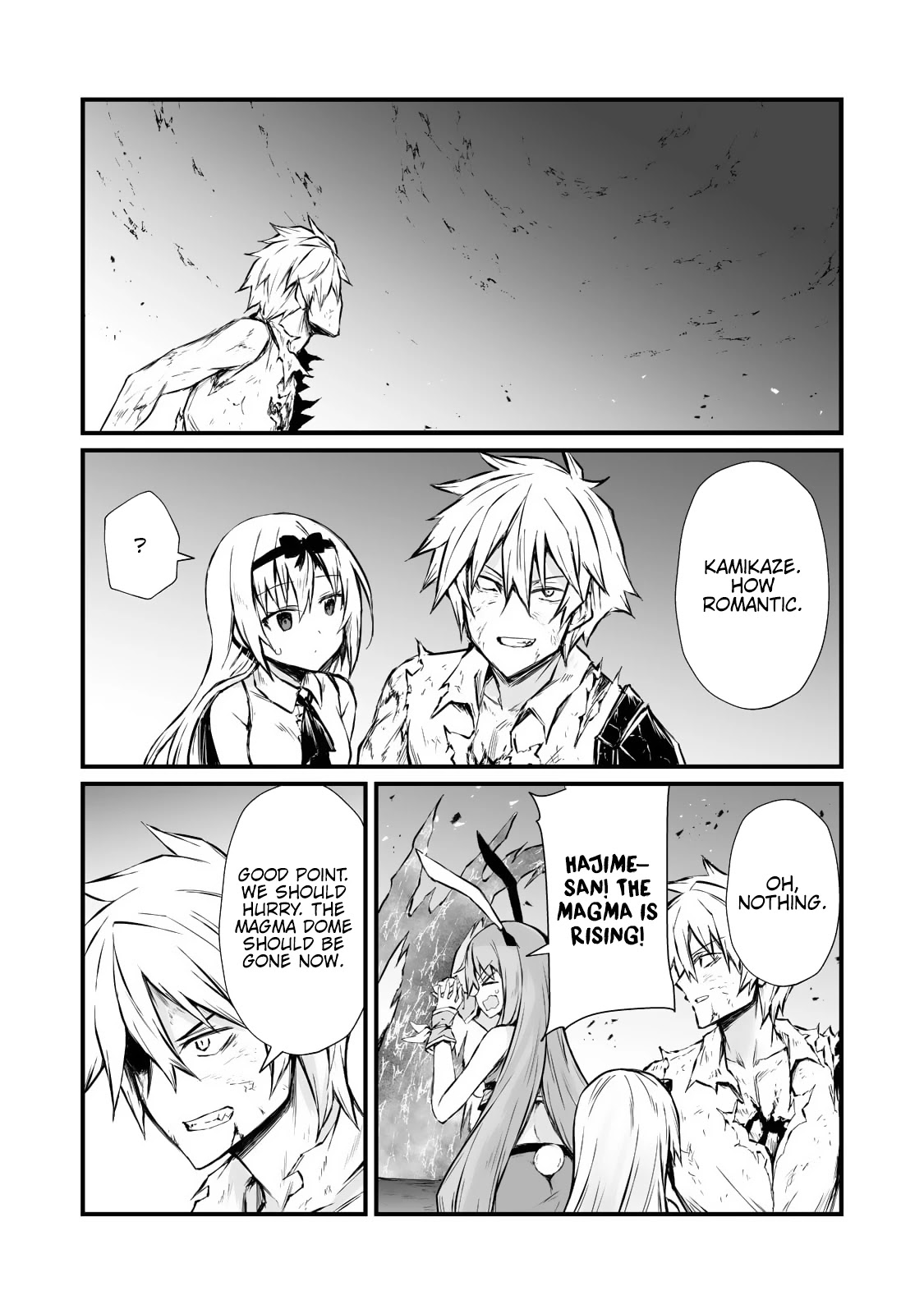 Arifureta Shokugyou de Sekai Saikyou Chapter 56.2 page 8 - Chapter 56.2: Pain Conversation
