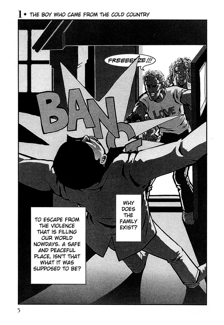 Arigatou Chapter 1 page 4 - Chapter 1: The Boy Who Came from the Cold Country