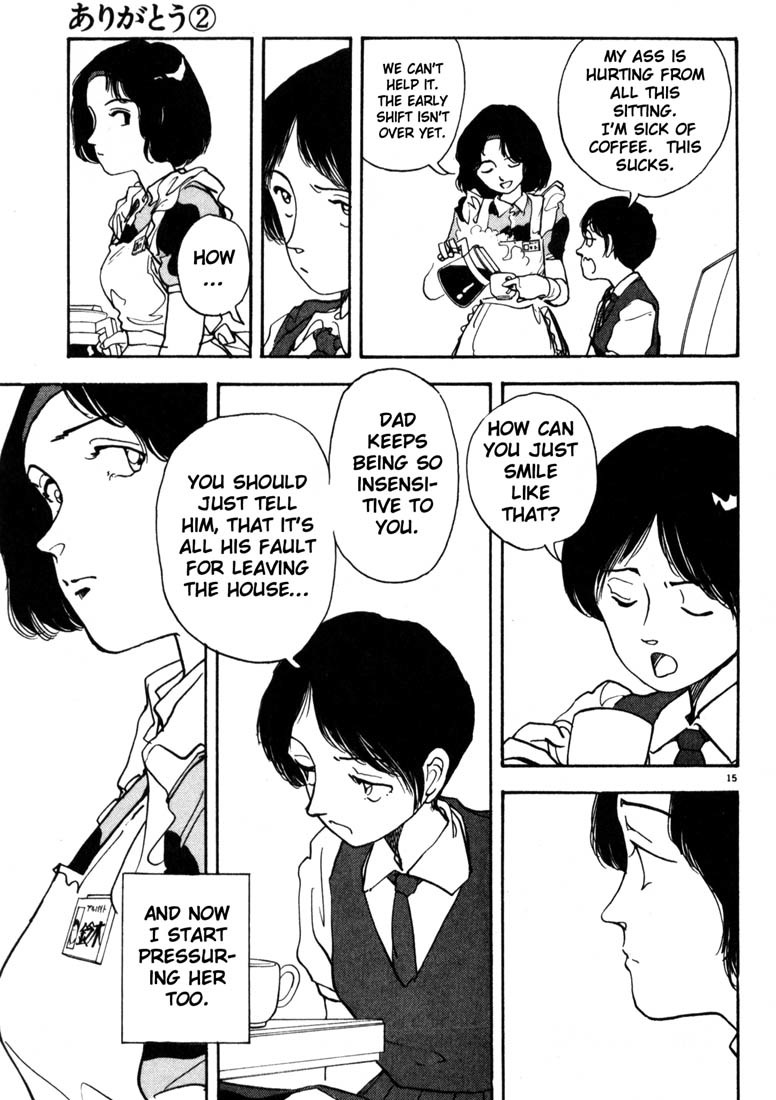 Arigatou Chapter 13 page 15 - Chapter 13: Work at a Restaurant